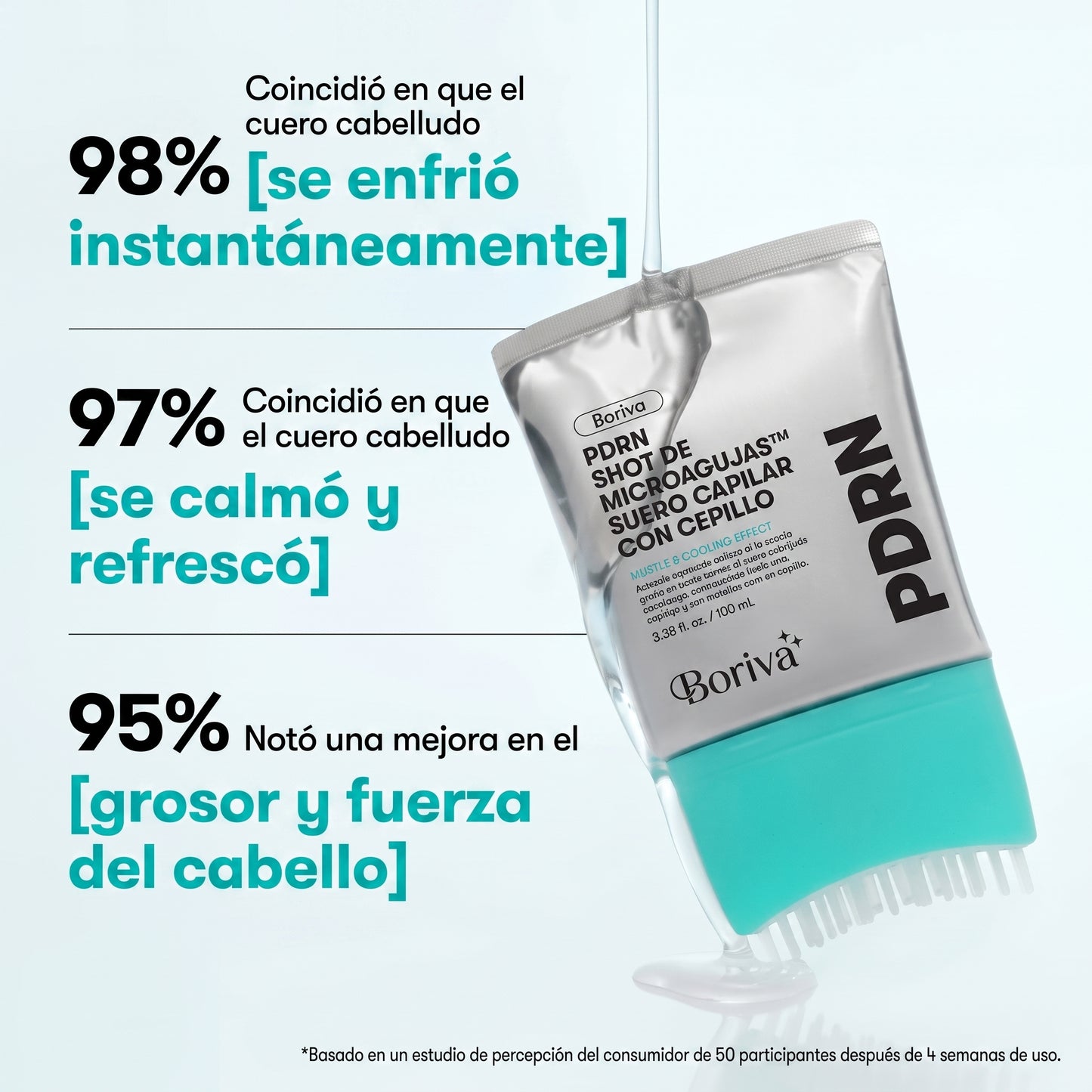 Serum Capilar PDRN con Cepillo de Aguja